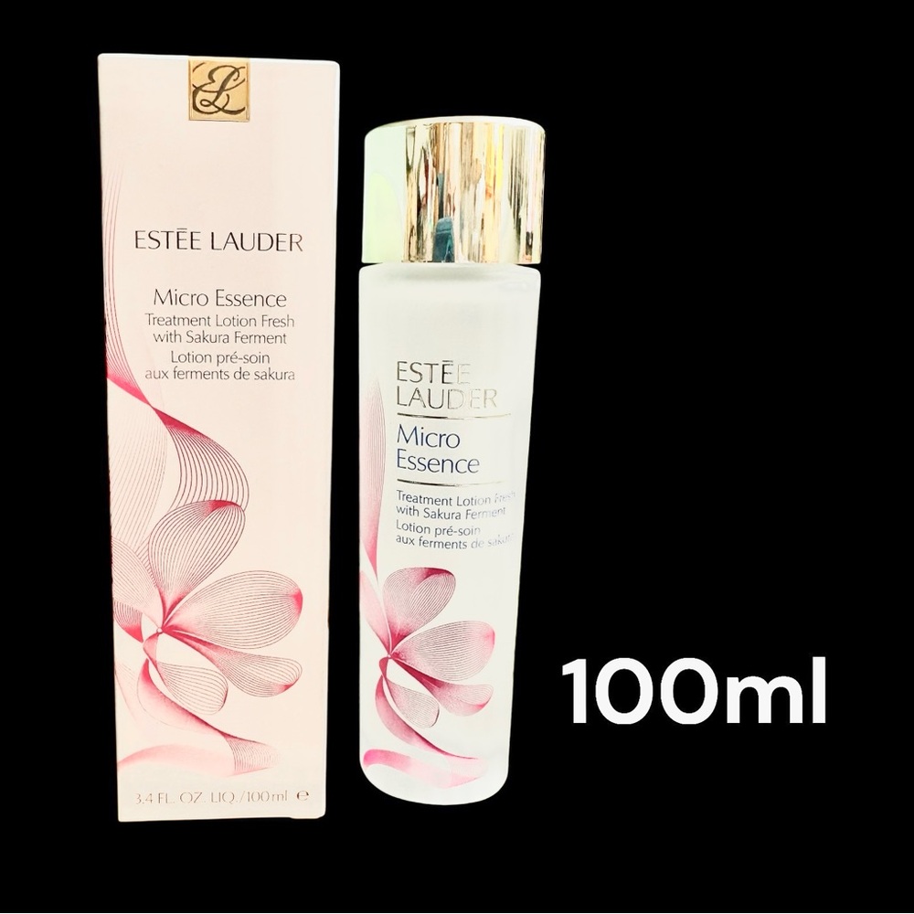 Estée Lauder Micro Essence Treatment Lotion - White and Pink 100ml NiB